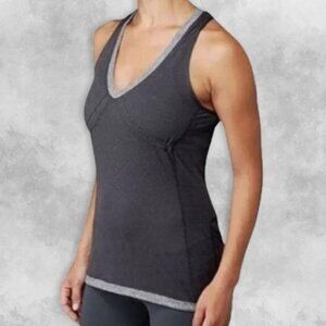 Lululemon Personal Best Singlet Tank Top V-Neck Twist Racerback Hem Draw…